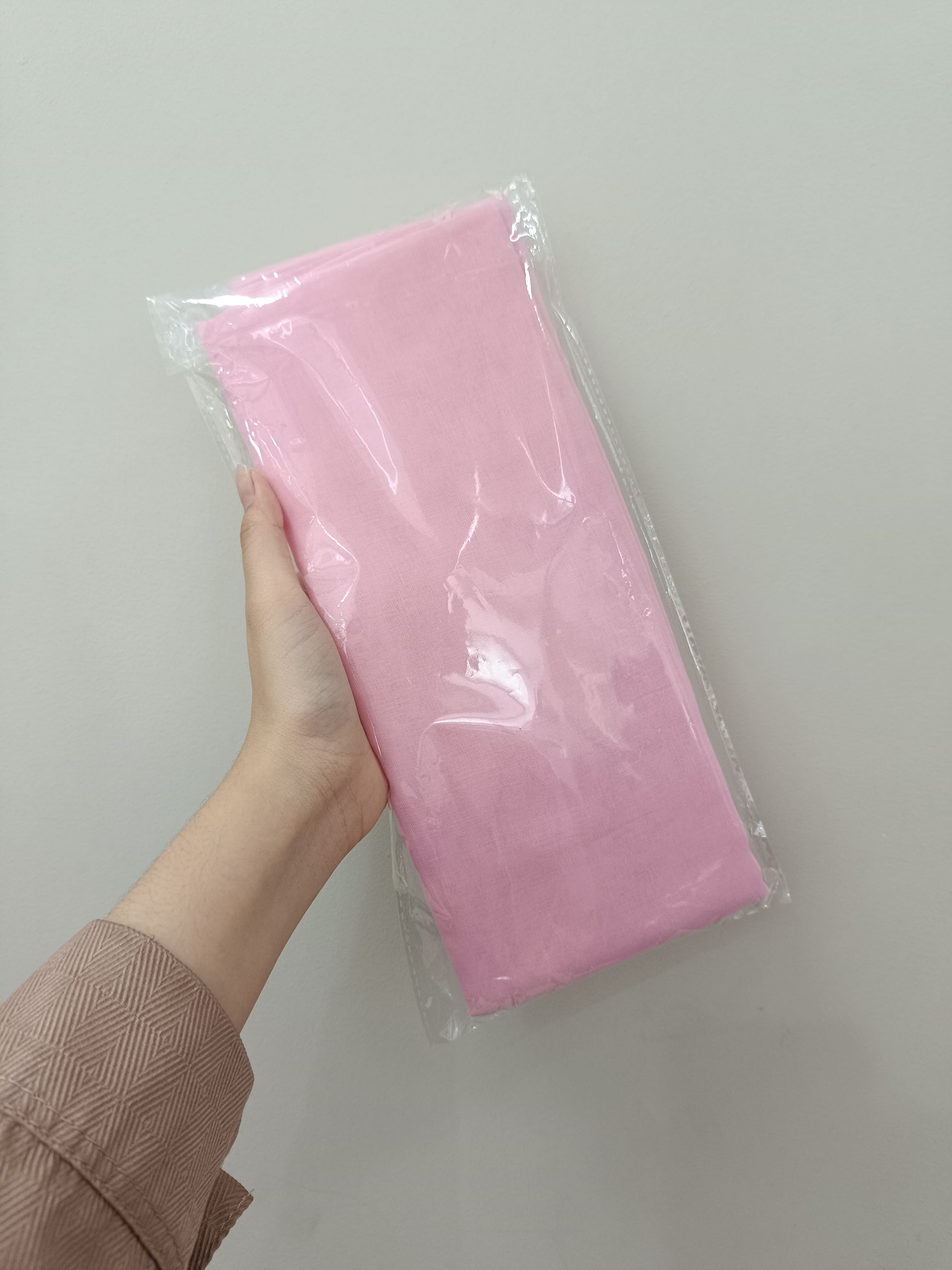 Jilbab Paris Jadul Warna Pink