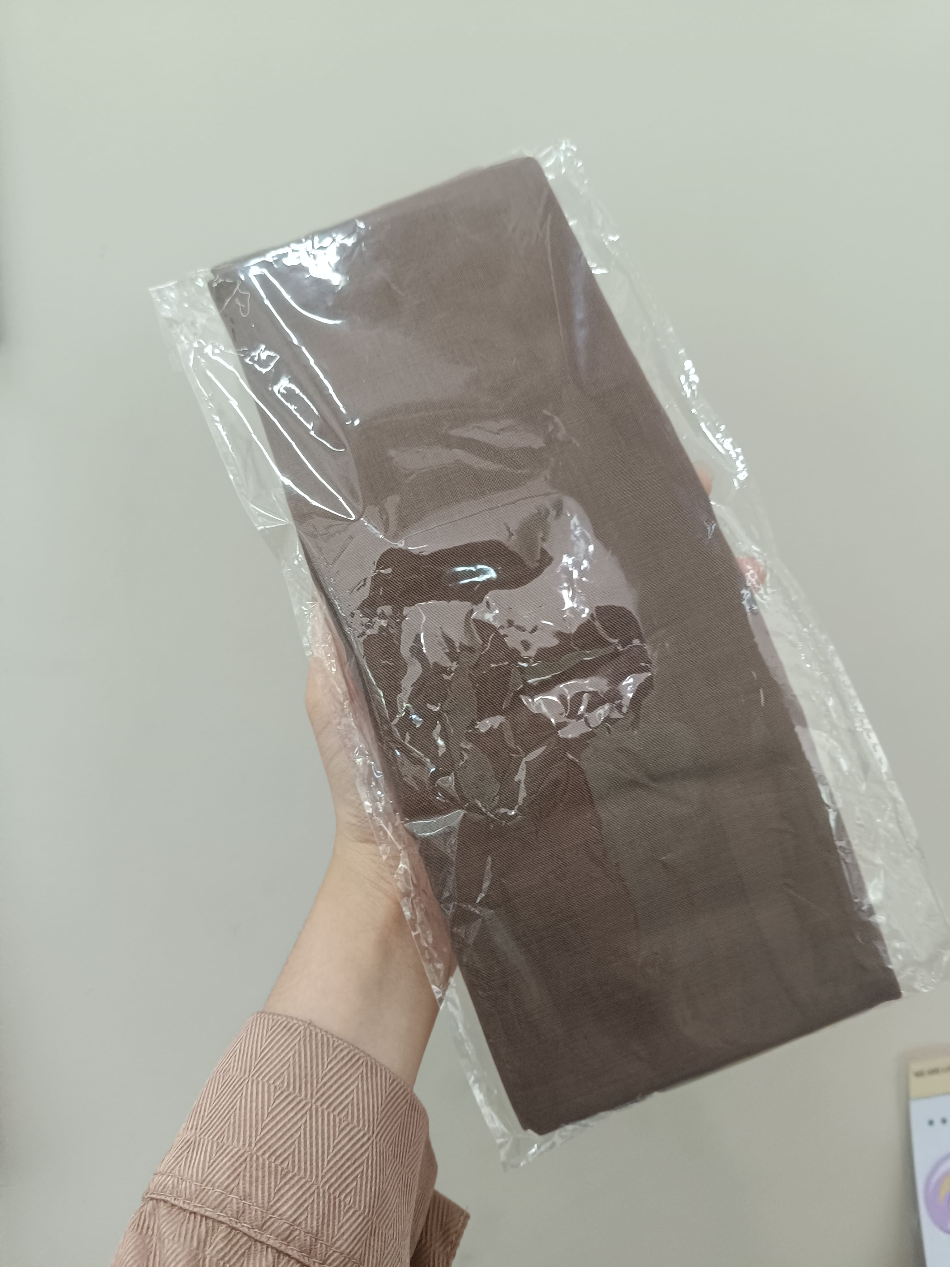 Jilbab Paris Jadul Warna Brownie